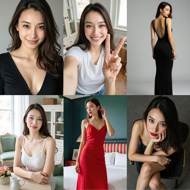 宣材写真の一括生成
