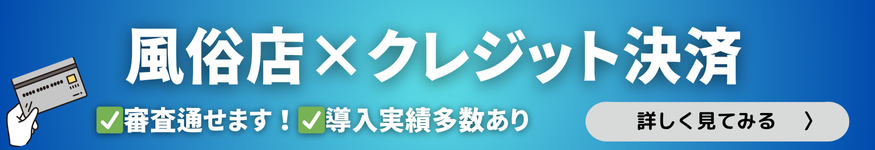 風俗店×クレジット決済 審査通せます！導入実績多数あり 詳しく見てみる